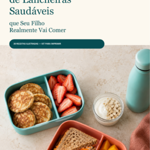 Capa do e-book 30 Dias de Lancheiras Saudáveis — AchouHoje